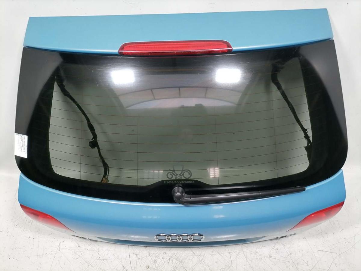 Audi A3 8P original Heckklappe mit Heckscheibe LX5T Eisvogelblau 5-T&uuml;rer Sportback Bj.2010